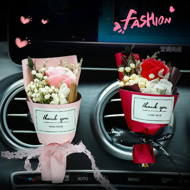 Clip Profumata con Mazzo di Fiori