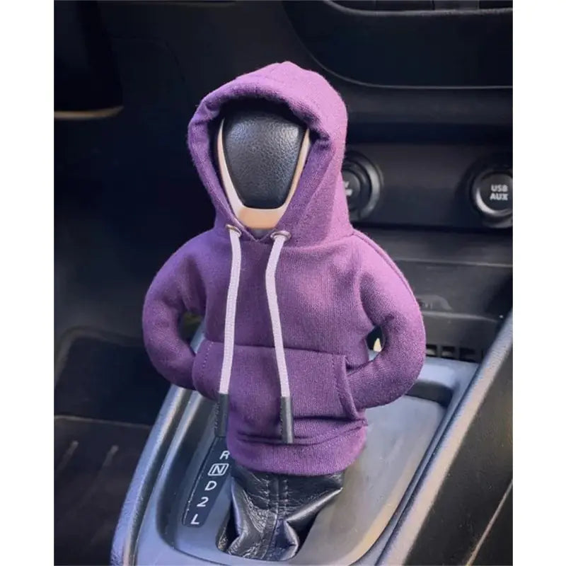 Car Gear Shift Cover, Button Hoodie, Manual Handle