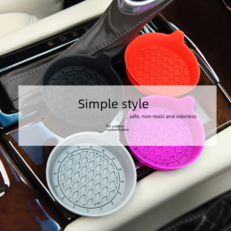 Sottobicchiere creativo in silicone per auto